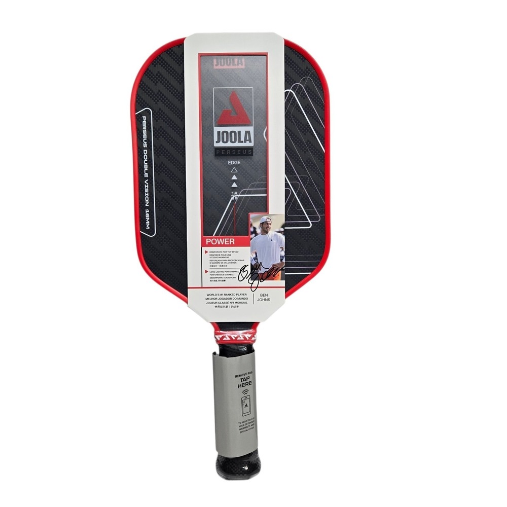 JOOLA Perseus Double Vision 16mm Authentic Pickleball Paddle 600280 Red - New